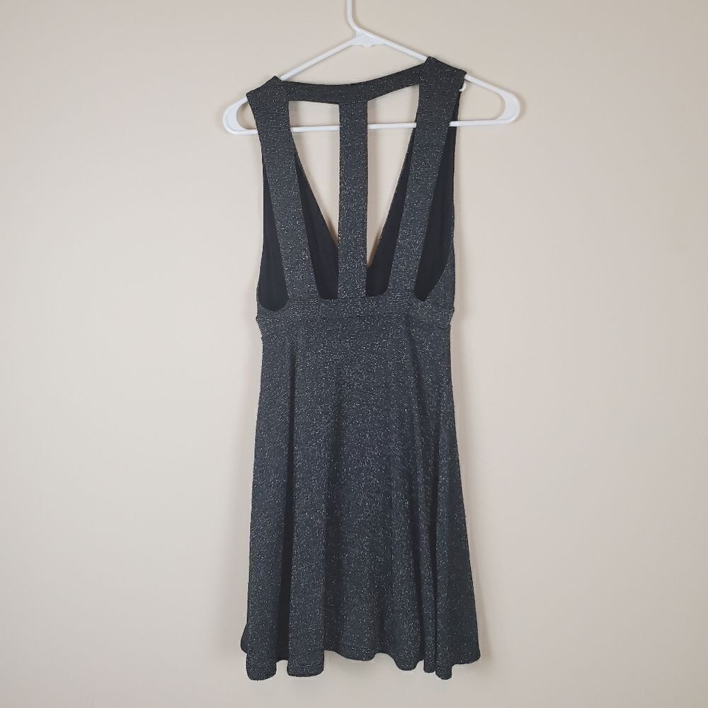 Free People Black Sparkly Dance of the Night Dress XS - Picture 6 of 9